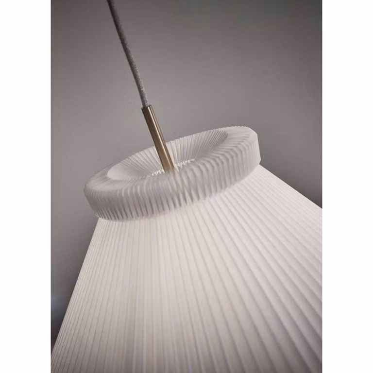 LE KLINT Lampada a sospensione Model 1, dimmerabile, Bianco / Opale, Soggiorno / Sala da pranzo, Plastica, Scandinavo, Lampada a sospensione