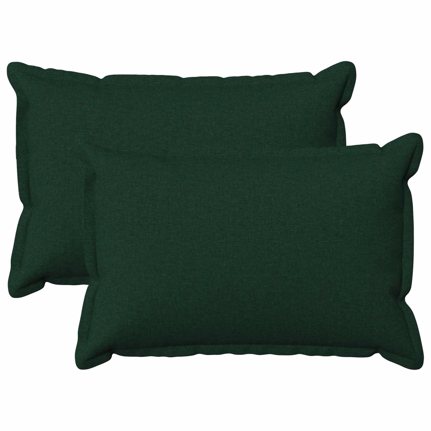 Set di 2 cuscini vidaXL HOUTEN verdi, forma rettangolare, con rivestimento lavabile e rimovibile, L 70 cm x P 50 cm x H 50 cm