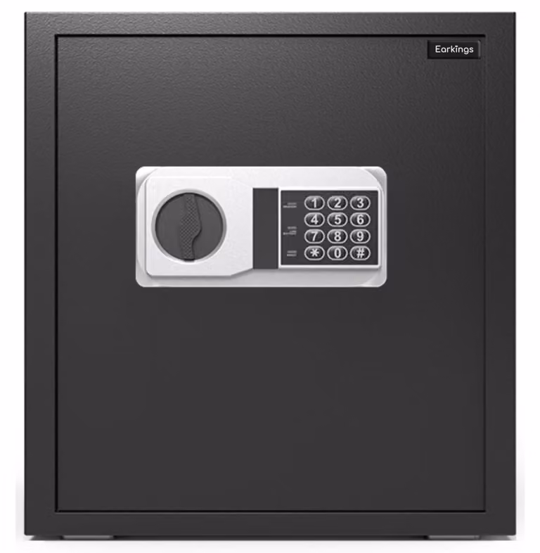 Kluis elettronica - 40x38x32 cm - Capacità: 48,6 litri - Acciaio legato - Colore: nero
