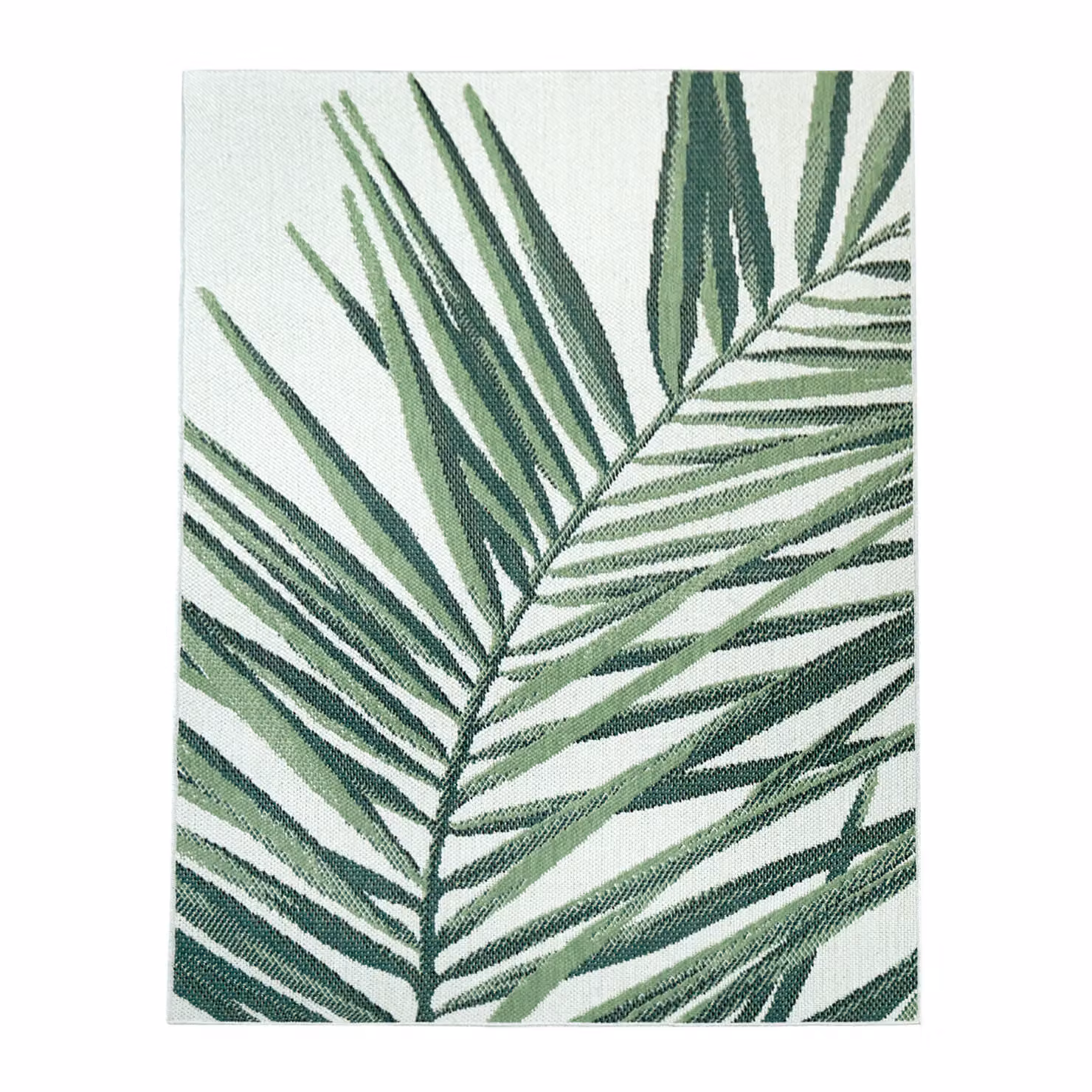 Tappeto per interni ed esterni Ostenza verde con motivo floreale L: 60 cm, P: 110 cm – 2