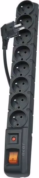 EMOS Emos P53899 Nero 8 prese di corrente 250 V 1,5 m