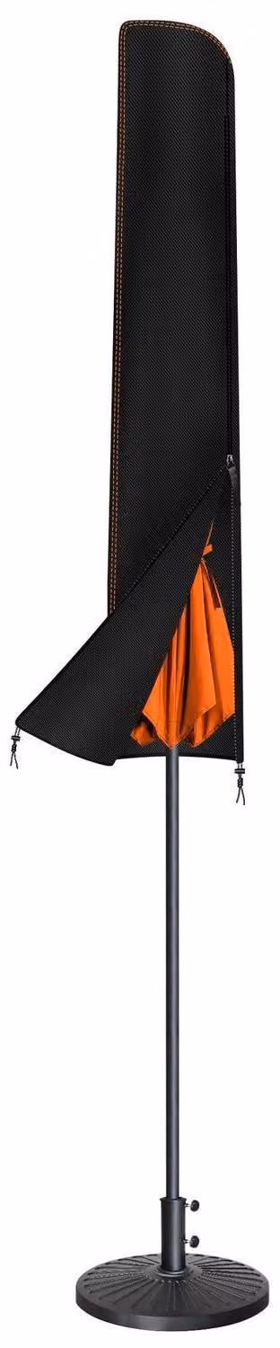 Copertura protettiva per ombrelloni, dimensioni 2 metri, 140x26/28 cm, tessuto Oxford 420D, impermeabile e resistente al vento