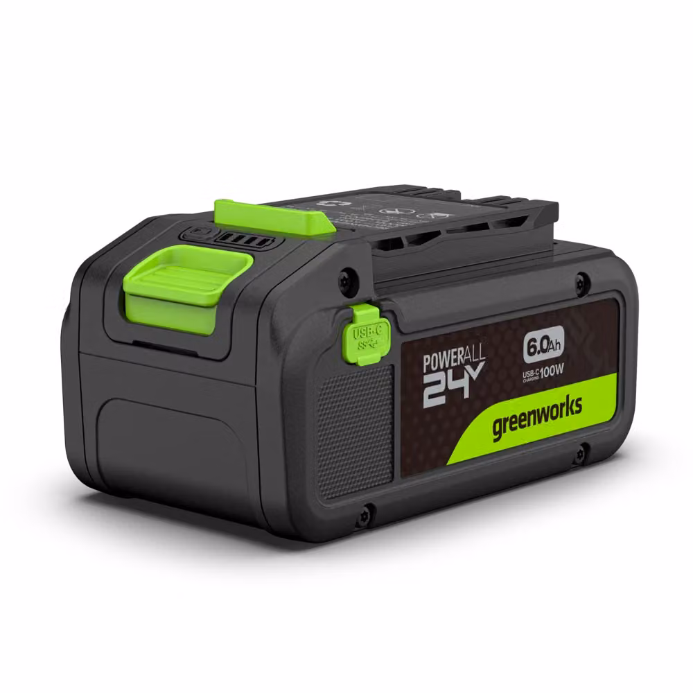 Greenworks POWERALL 24V Batteria USB-C ad alta prestazioni 6Ah