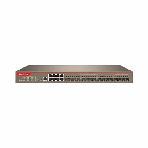 Switch IP-COM G5324-16F Cloud Managed L3 con 8 porte Gigabit, 16 porte SFP e 1 porta Console, Grigio – 2