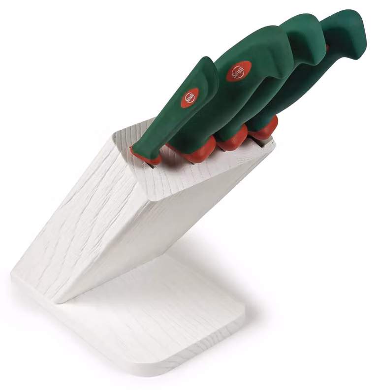 Ceppo obliquo colore bianco 4 pezzi linea Premana Professional di Sanelli