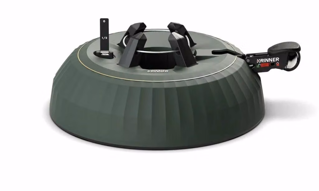 Krinner X-320 Deluxe Supporto per Albero di Natale con Serbatoio da 4,5 L, Colore Verde, Diametro Base: 39 cm – 2