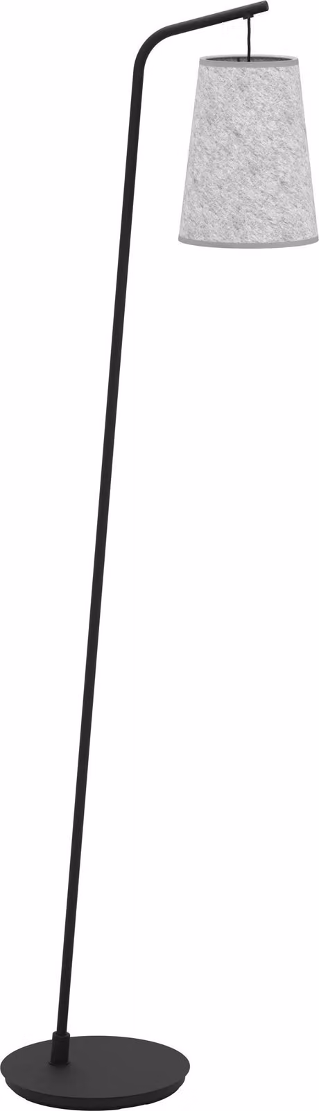 ALSAGER lampada da terra lampada da terra - L50,5 x L21 x H170 cm - nero - 1X40W escl. - IP20