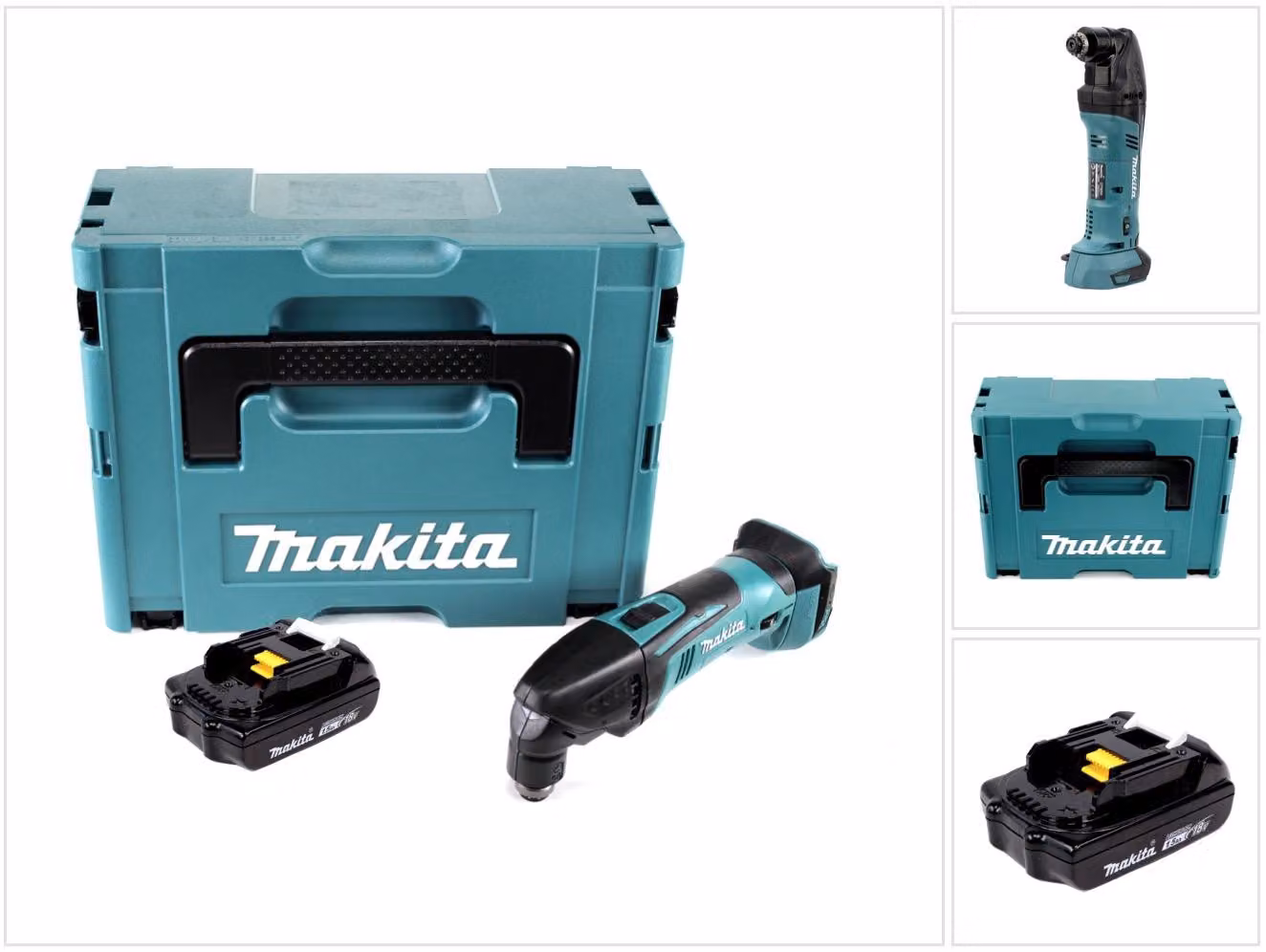 Makita DTM 50 Y1J 18V Li-Ion Avvitatore multifunzione a batteria in Makpac + 1x BL 1815 1,5 Ah Batteria