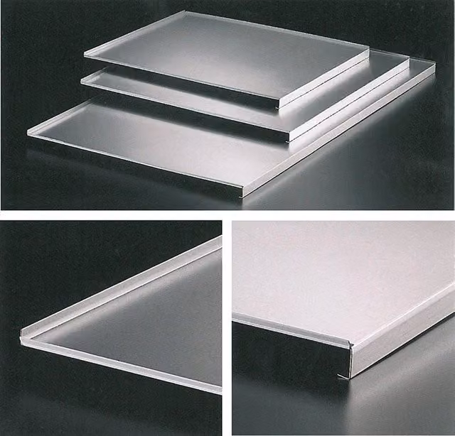 Sottolavello Alluminio per Cucina 864 x 510 x 18 mm 10 Pezzi