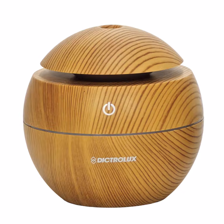 Dictrolux Diffusore di Essenze a Ultrasuoni con LED, Capacità 130 ml