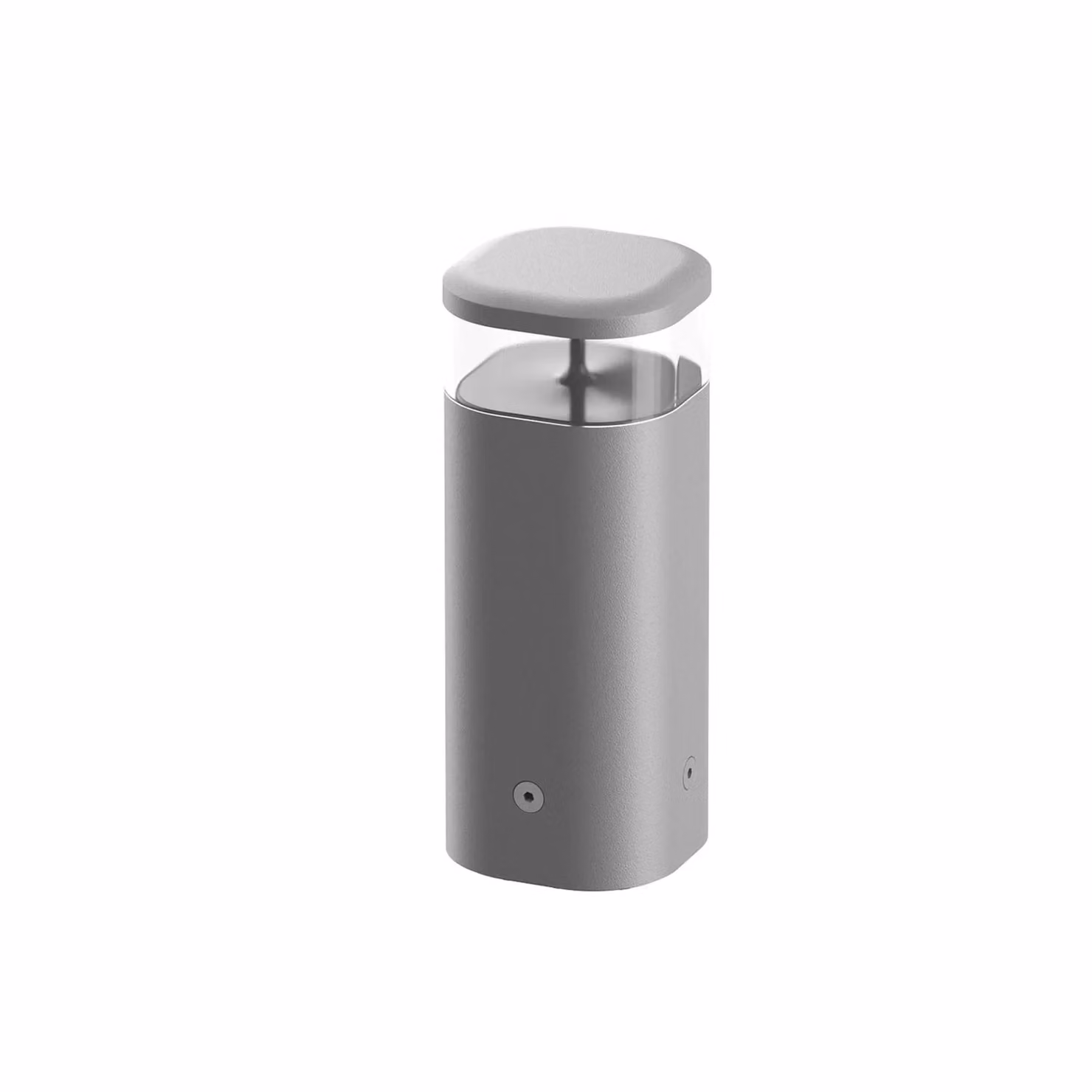 Flos Architectural FLOS Pointbreak Bollard 2, 2.700K grigio 30cm 2, Alluminio / Grigio / Zincato, Alluminio, Design, Lampada LED da esterni