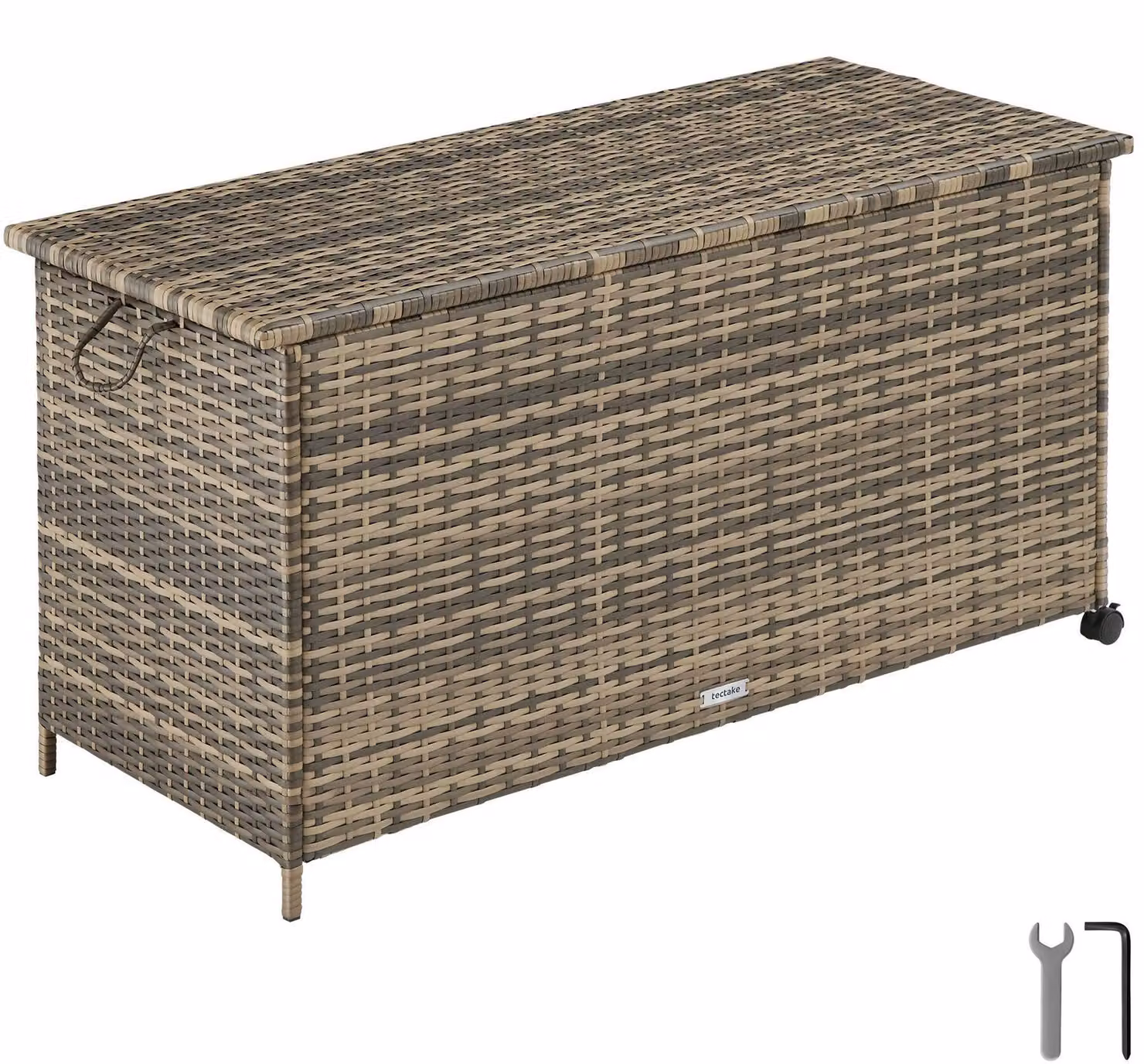 tectake® Contenitore per cuscini Kuusamo 116 x 54 x 64 cm