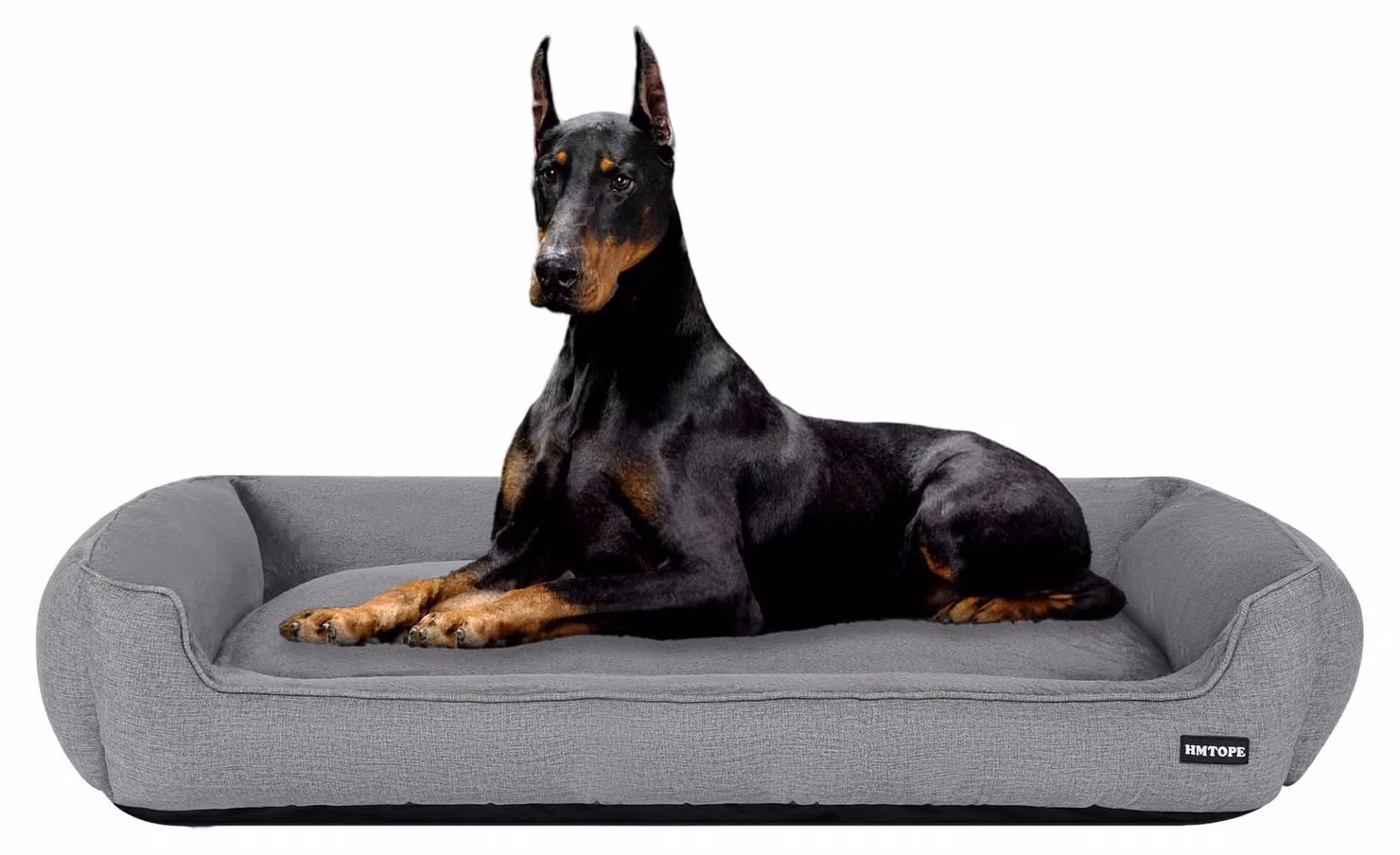 Cuccia per cani, dimensioni 120 x 90 x 30 cm, colore grigio chiaro, rimovibile e lavabile, ideale per uso domestico