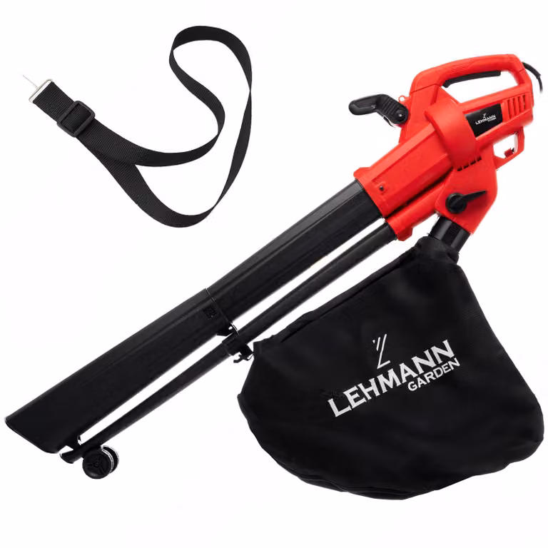 LEHMANN SALTIUM LGALB-3540 soffiatore elettrico di rete con trituratore, aspiratore di foglie con sacco da 40L, triturazione 10:1 3500W