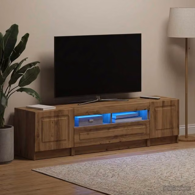 Mobile TV LED UTRECHT 3 pz Rovere Artigianale 3417014