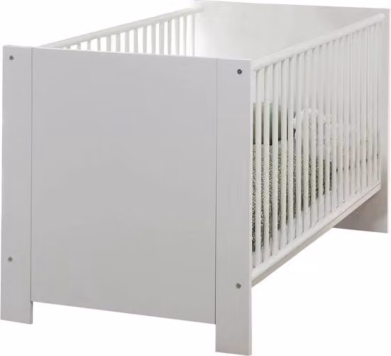 Culla Moderna per Bambini - Comodo Sonno - Progettata per la Sicurezza - Bianca - 78x83x143cm