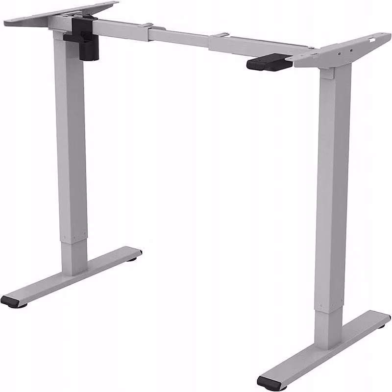 Tavolo regolabile in altezza EG1S-EUFS, senza piano, argento