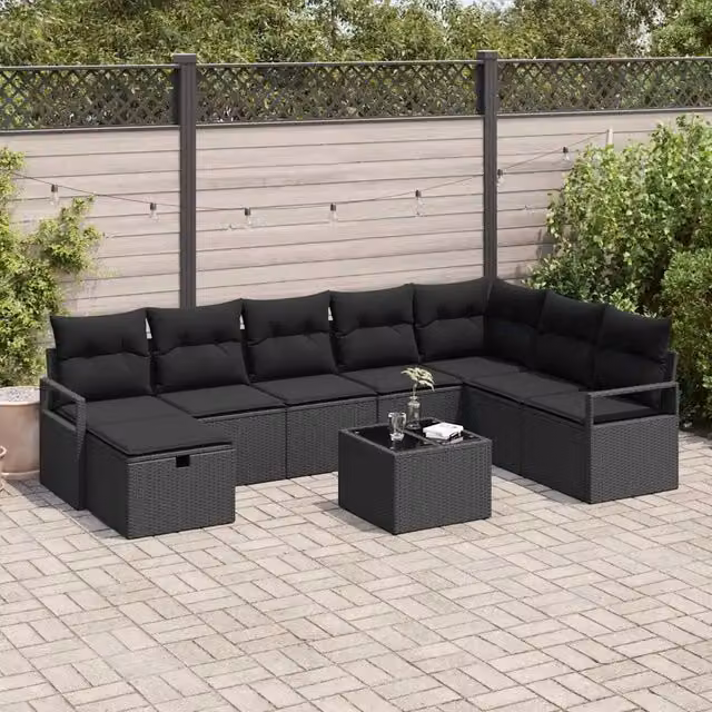 Set di divani 6 pz polyrattan 3360574