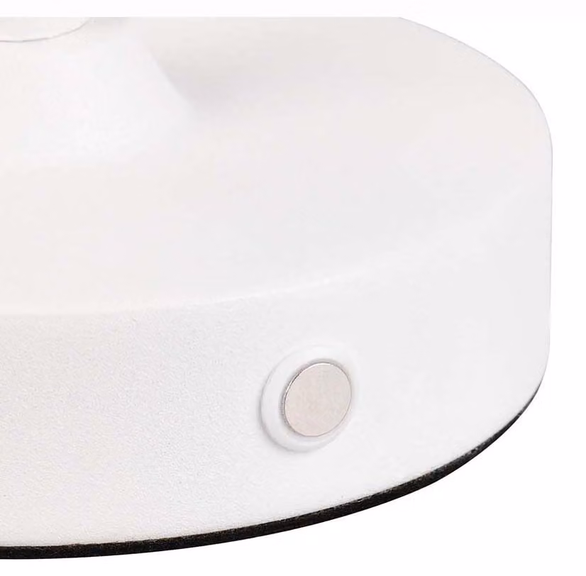 Lampada da tavolo a LED, bianca, a batteria, H 29 cm