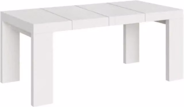 Tavolo allungabile Roxell Premium bianco frassino L: 90-246 cm, P: 90 cm