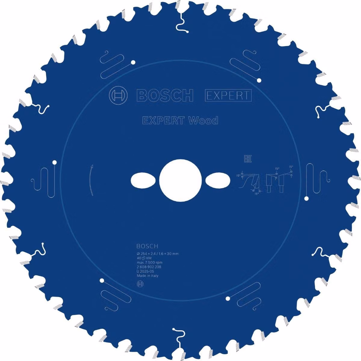 Lama circolare Bosch EXPERT Wood, 254x2, 4x30 mm, Z40