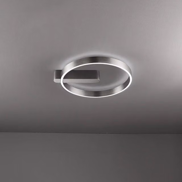 Plafoniera Moderna Off Metallo Nero Led 52W Dimmerabile Ip20