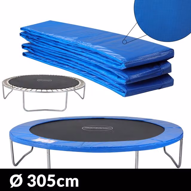 Copri bordo per trampolino Monzana blu in PVC Ø 305 cm