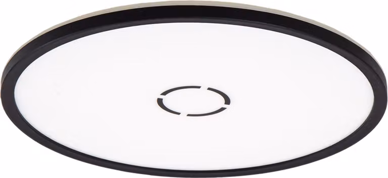 Lampada da soffitto a LED Lampada da soffitto ultrapiatta 22 W 4000K bianco-nero Ø 42cm Briloner