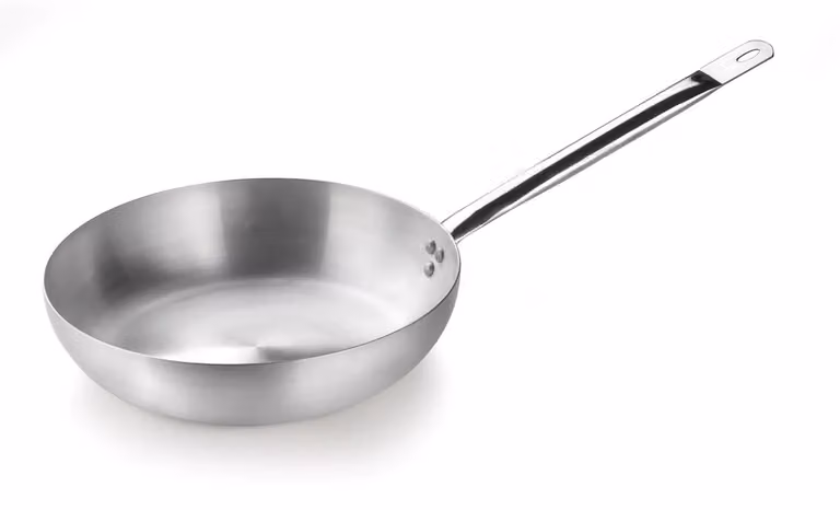 Padella svasata alta in alluminio con manico in acciaio inox , diam. 20cm