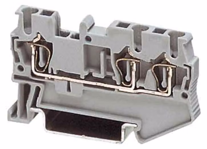 Morsetto passante 0,08-4qmm B=5,2mm bl - Morsetto di alimentazione 5,2mm 24A ST 2,5-TWIN BU