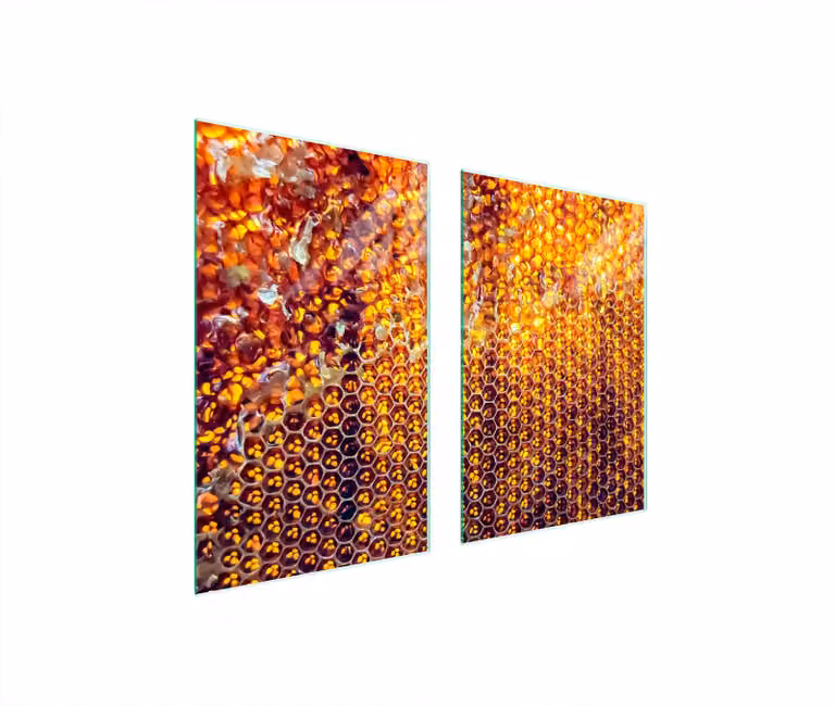 Piatto Di Protezione In Vetro Per La Cucina 65X52 Miele