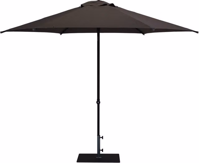 Ombrellone da Giardino Ø3 m Palo Ø38 mm in Alluminio Tessuto Poliestere Trend Taupe