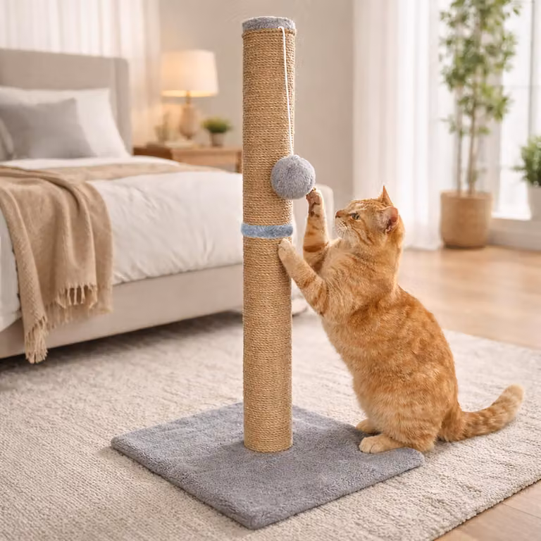 Albero per gatti robusto - 70 cm, con pallina giocattolo