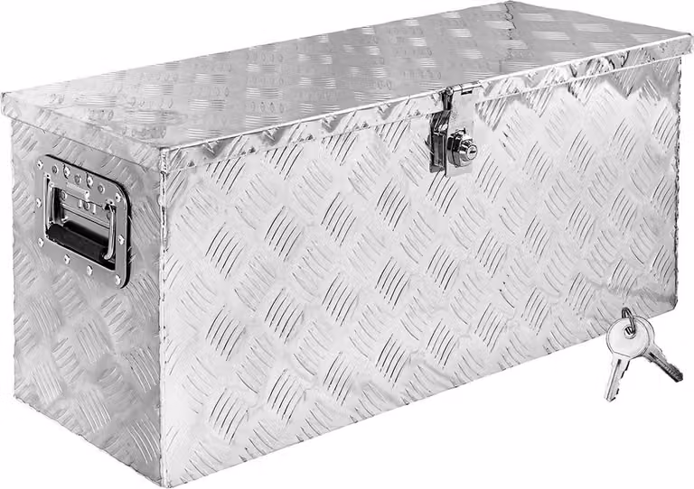 Cassa Box Cassapanca Alluminio degli Attrezzi Utensile Transportino D080 trucky