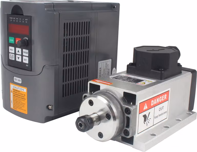 motore mandrino raffreddato ad aria da 1,5 kW, 24000 giri/min, , set 1