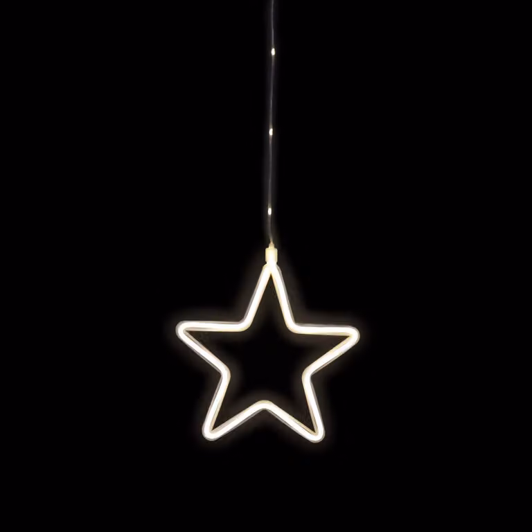 Lampada a LED, luce bianco caldo, con timer, dotata di ventosa, dimensioni 23x23 cm