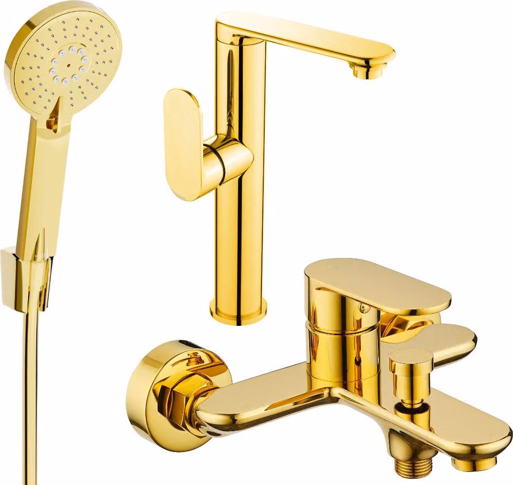 Mexen Milo R40 set da bagno, oro - 713153R40-50
