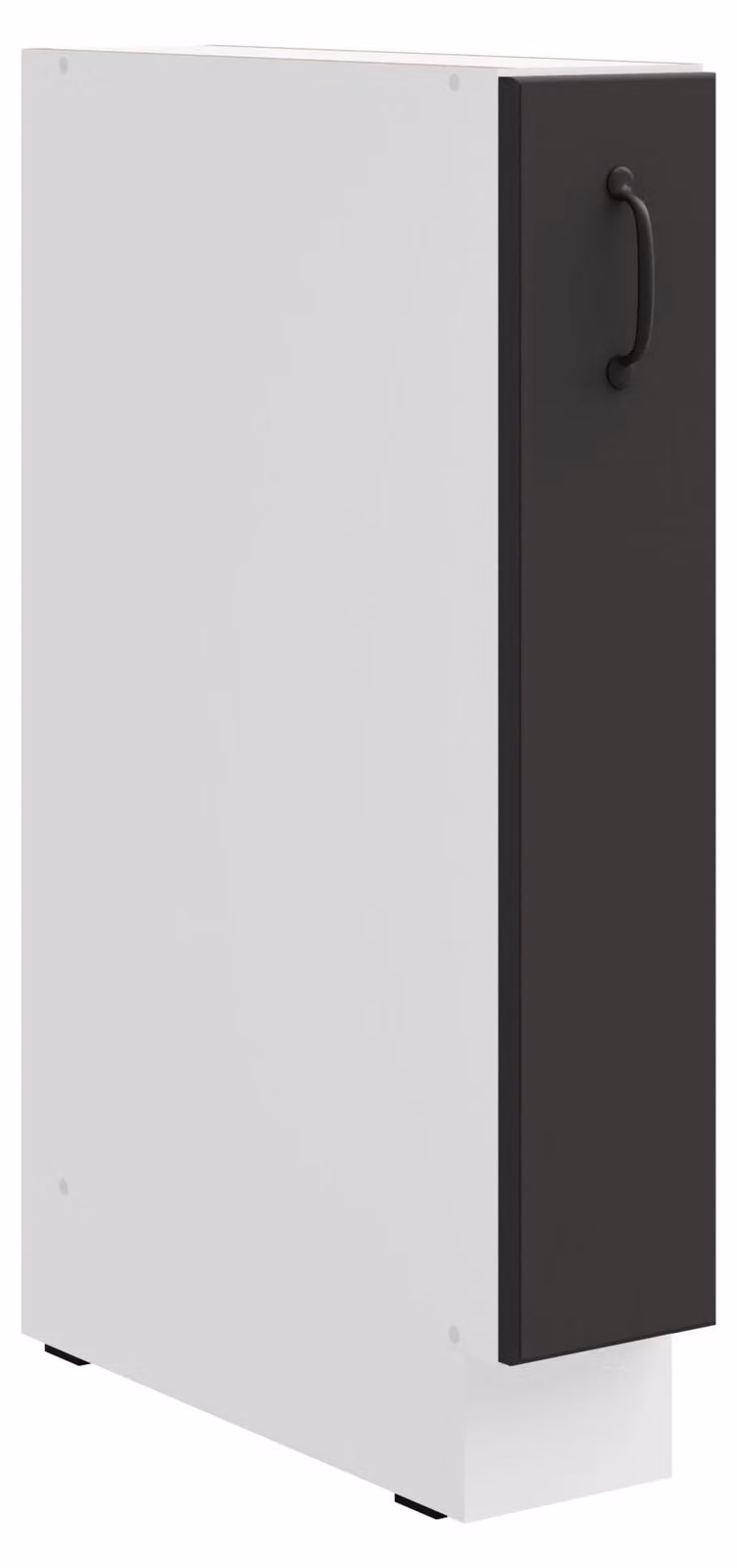 Mobiletto basso con 15 cassetti, colore grigio e bianco, per cucina lineare, blocco cucina, stile rustico