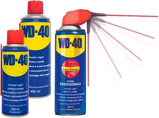 Spray Lubrificante WD 40 Ml. 200 (in Display) 36 Pezzi