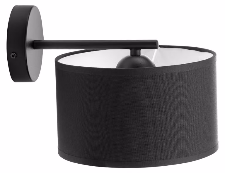 Lampada a parete ADVITI Rollo AD-LD-6341BE27T, E27, 1 x 60W, nero