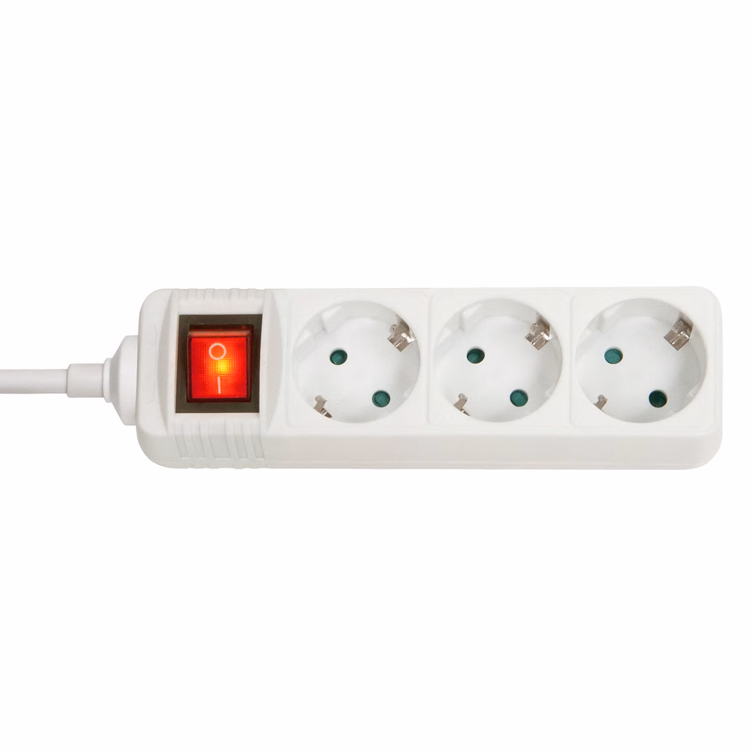 presa Schuko a 3 vie con interruttore