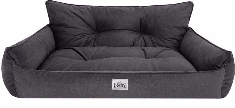 Cuccia per cani, lettino per animali domestici, cuscino imbottito per cani, letto, divano, materasso per cani, cuccia, divano per cani, materasso - Joker, imbottito - 132 x 106 cm [Dimensione: XXXL] - Grigio elegante