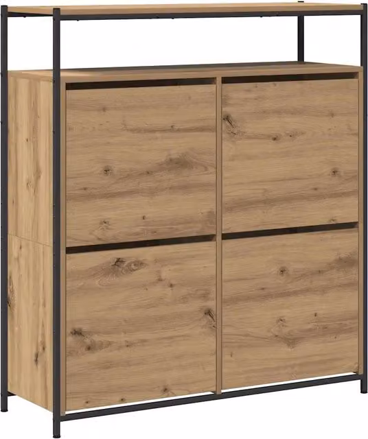 Scarpiera | Mobile per scarpe Rovere artigianale 100 x 34 x 112 cm
