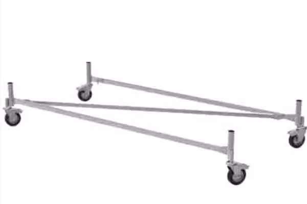 Base per ponteggio Grim Eu 75 in acciaio colore argento Marchetti per articoli 5507800 e 5507802