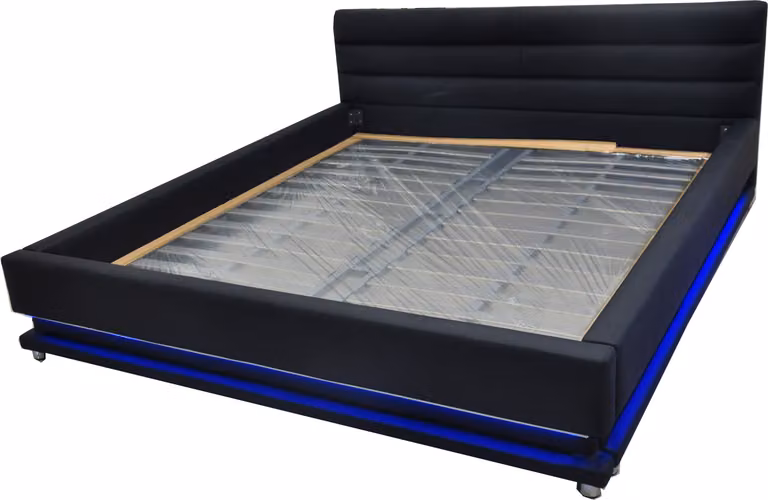 Luxus Leder Design Polster Betten Doppel Modernes 140/160/180/200 Bett LB8856