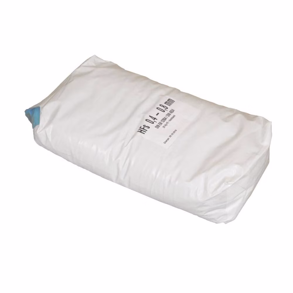 Trend Sabbia di quarzo filtrante per piscine | 25 kg | granulometria 0,4 - 0,8 mm