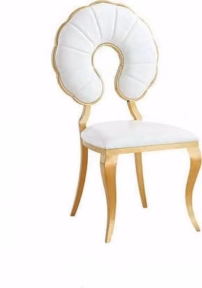 Stuhl Design Modern Design Möbel Luxus Esszimmer Stühle Küche Edelstahl Leder