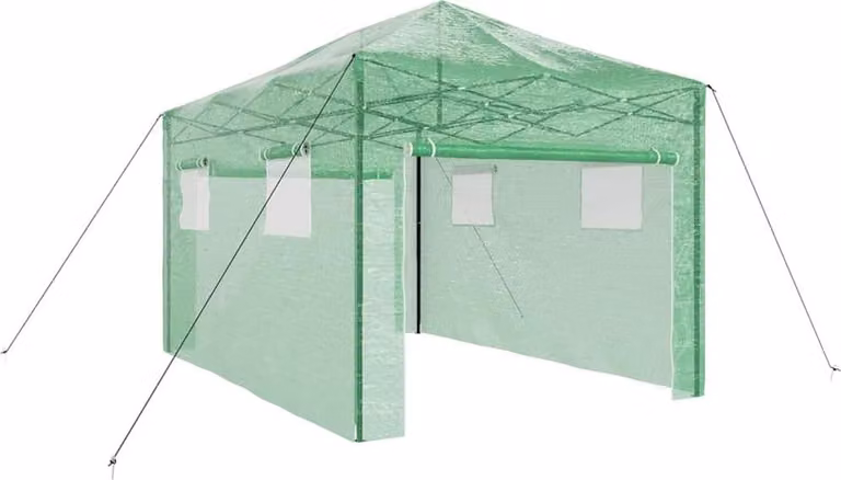 Serra con struttura pop-up Verde 290 x 430 x 315 cm Ferro