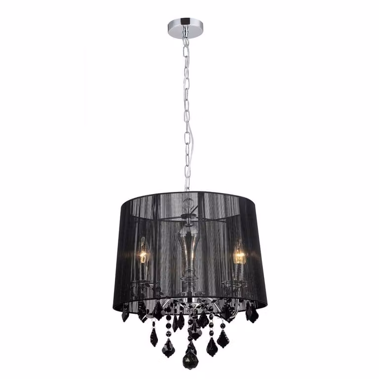 Italux Cornelia lampadario con cristalli cromo MDM-2572/3 BK