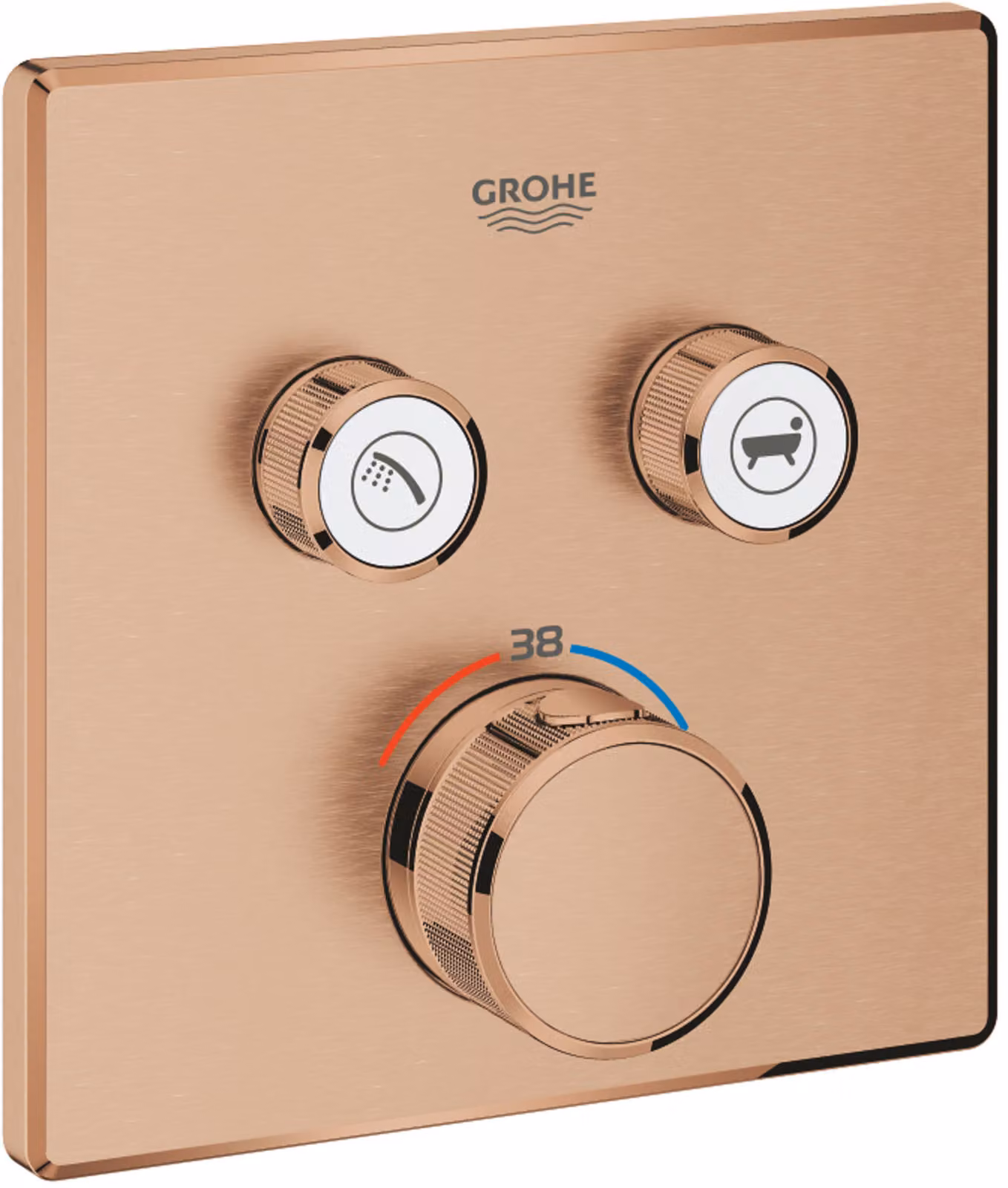 Thermostat Grohe Grohtherm SmartControl avec deux vannes d'arrêt, 29124DL0, 29124DL0